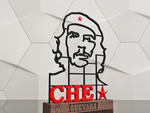 portrait of che guevara 3d 3D-printmodel