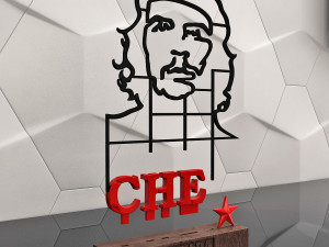 portrait of che guevara 3d 3D-printmodel