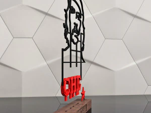 portrait of che guevara 3d 3D Print Model