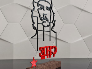 portrait of che guevara 3d 3D-printmodel