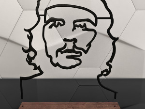 che guevara contour sculpture 3Dプリントモデル
