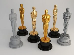 oscar statuette 3D Print Model