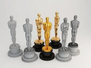 oscar statuette 3D Print Model
