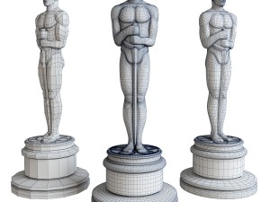 oscar statuette 3D 打印模型