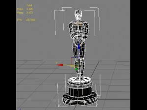 oscar statuette 3D 打印模型