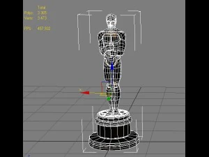 oscar statuette 3D Print Model