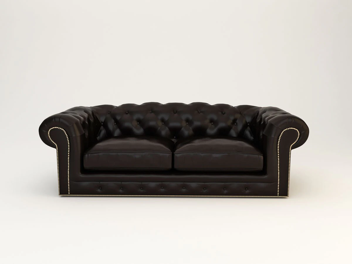 leather sofa 3D Model .c4d .max .obj .3ds .fbx .stl .blend 