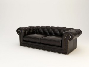 leather sofa Model 3D