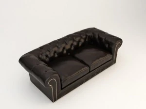 leather sofa 3D Model