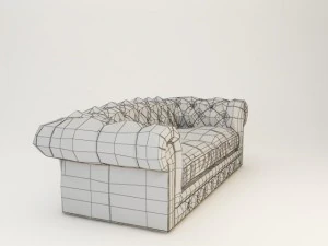 leather sofa 3D Model