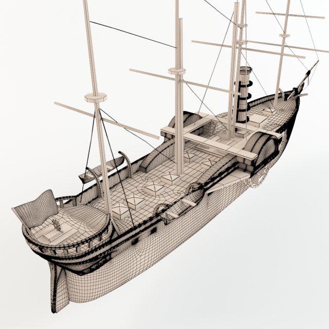 steamer great western Modelo 3D .c4d .max .obj .3ds .fbx .stl .blend 