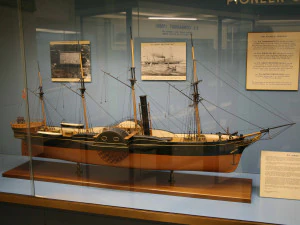 parowiec, świetny western Model 3D