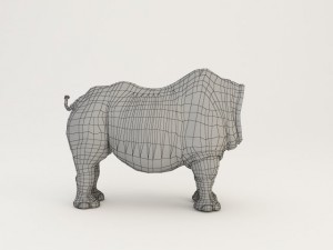 rhino body Modello 3D