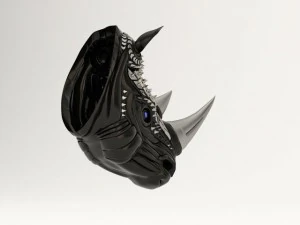 testa di rinoceronte Modello 3D