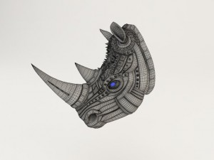 rhino head 3D Model