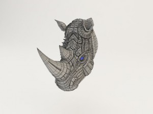 rhino head 3D Model