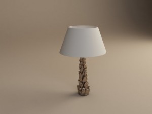 vaughan table lamp tm0070nibc 3D-Modell