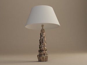 vaughan table lamp tm0070nibc 3D-Modell
