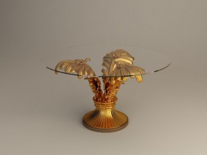 classic table Modello 3D