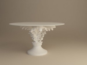 classic table 3D-Modell