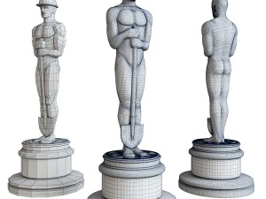 oscar with a shovel 3D Print Model