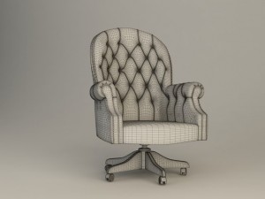 classic armchair Modelo 3D