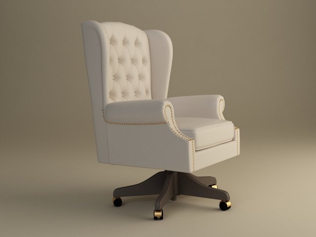 classic armchair 3D Model .c4d .max .obj .3ds .fbx .stl .blend 