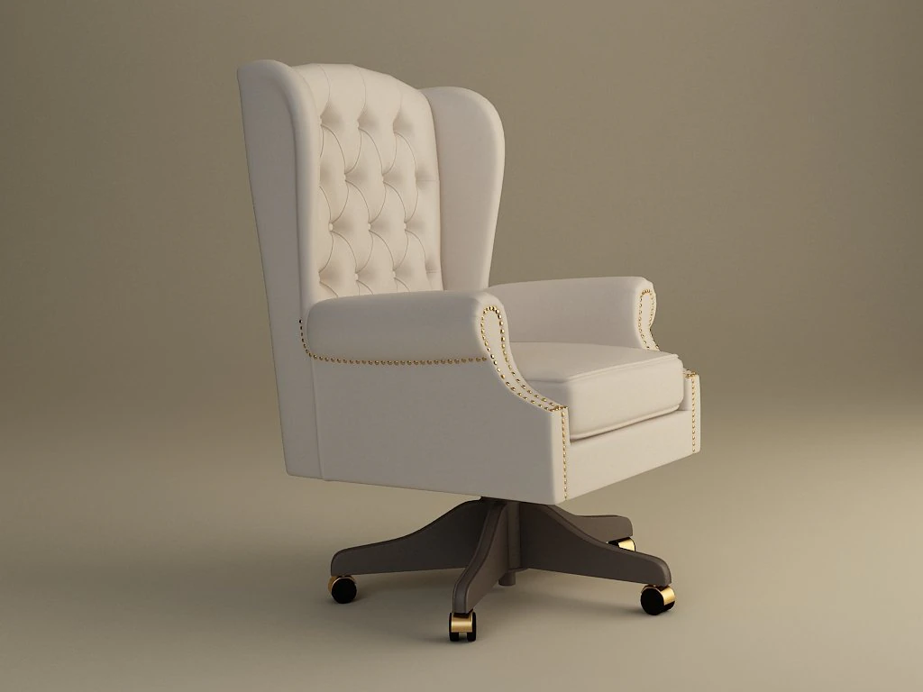 classic armchair 3D Model .c4d .max .obj .3ds .fbx .stl .blend 