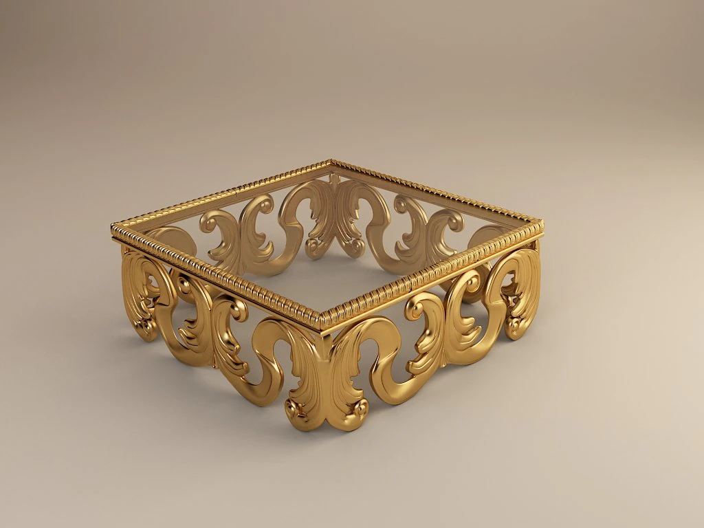 coffee table 3D Model .c4d .max .obj .3ds .fbx .stl .blend