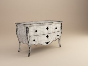 chest of drawers 3D Модель