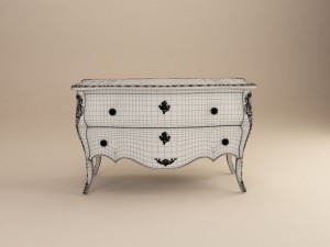 chest of drawers 3D Модель
