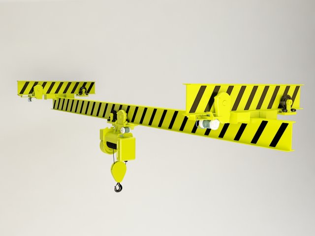 forklift Model 3D .c4d .max .obj .3ds .fbx .stl .blend 