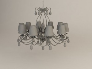 chandelier in classic style Modèle 3D