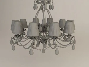 chandelier in classic style 3D Model
