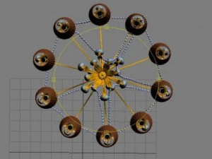chandelier in classic style 3D Model