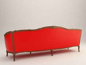 classic sofa 3D 모델