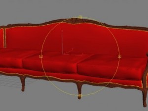 classic sofa 3D 모델