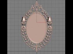 mirror light 3D Model