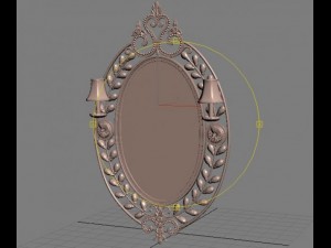 mirror light Modèle 3D