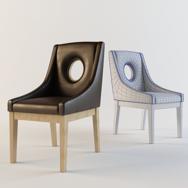 chair 3D Model .c4d .max .obj .3ds .fbx .stl .blend 