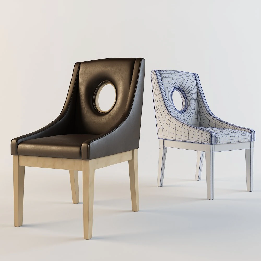 chair 3D Model .c4d .max .obj .3ds .fbx .stl .blend 