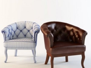 armchair Model 3D