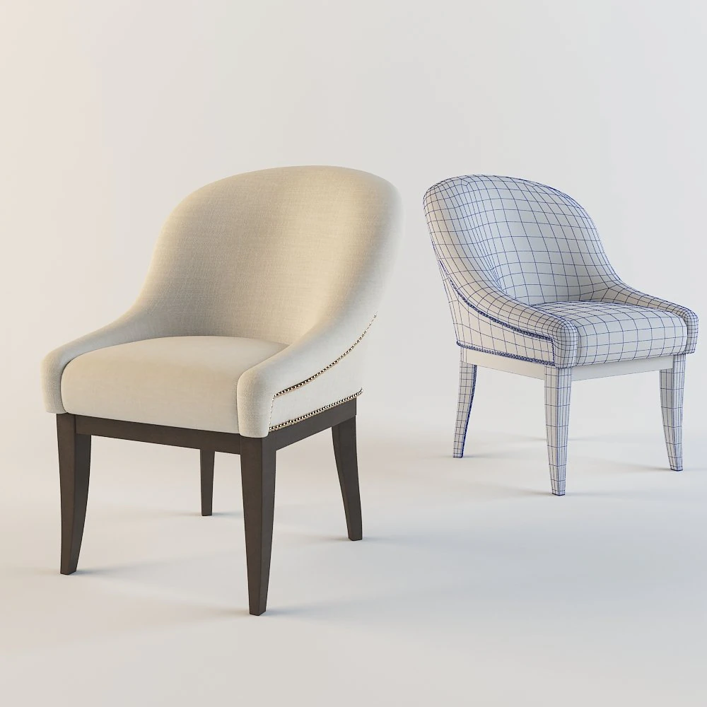 chair 3D Model .c4d .max .obj .3ds .fbx .stl .blend 