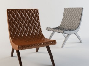 lounge chair Modello 3D