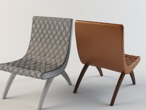 lounge chair 3D 模型