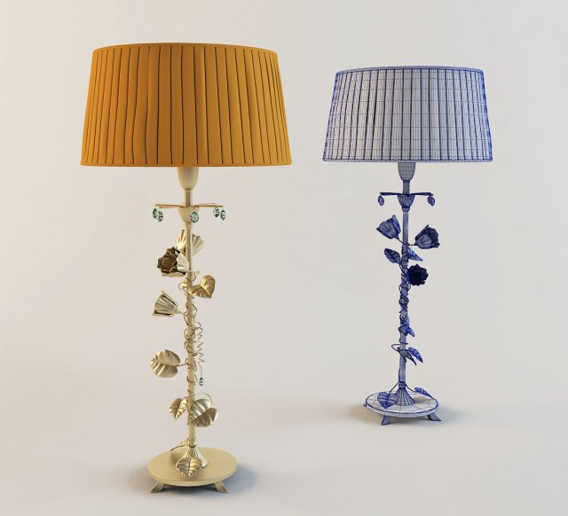 lampada da tavolo art 1015 3D 模型 .c4d .max .obj .3ds .fbx .stl .blend 