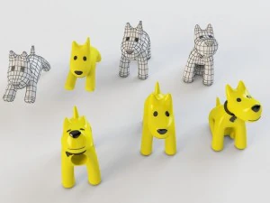 dogs euroset 3D Model