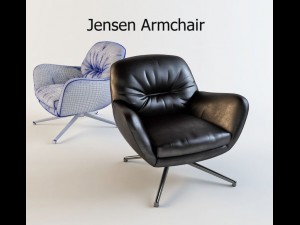 jensen armchair Modèle 3D