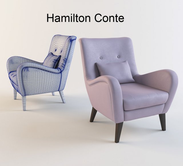 hamilton conte 3Dモデル .c4d .max .obj .3ds .fbx .stl .blend 