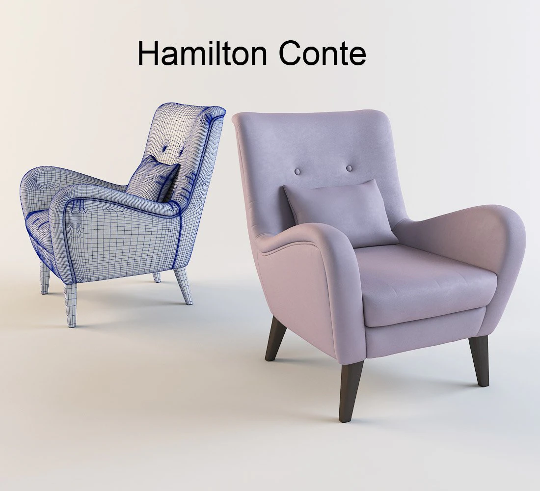 Hamilton Conte 3D Modell .c4d .max .obj .3ds .fbx .stl .blend 